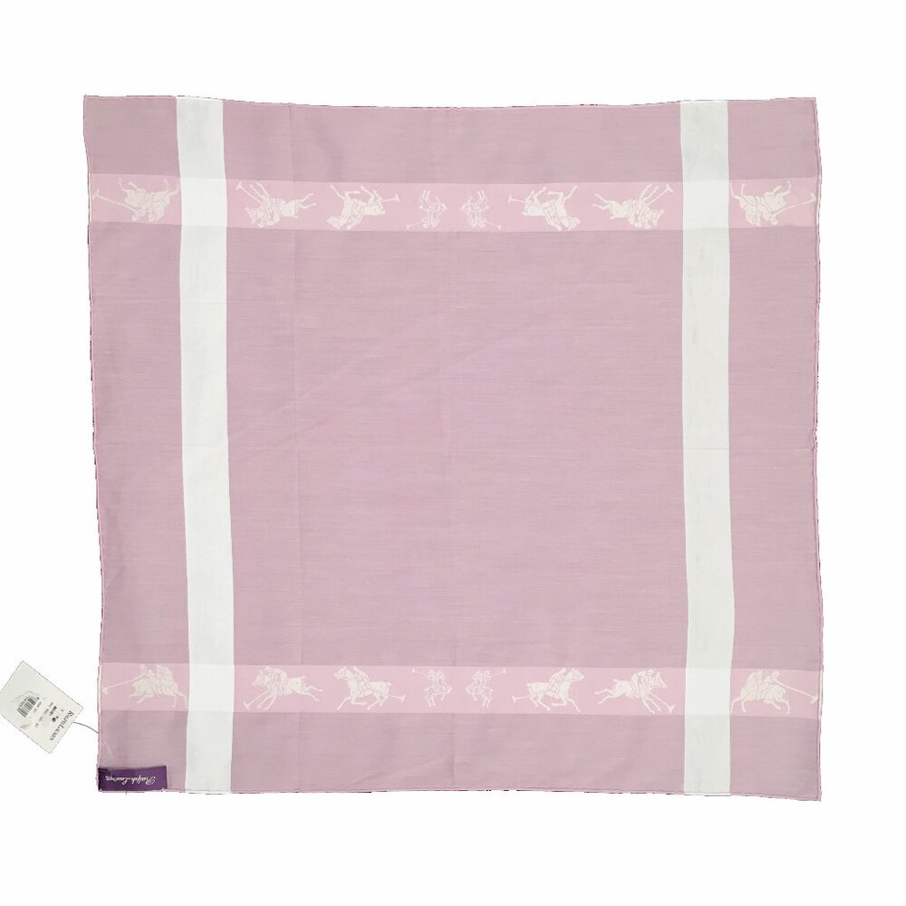 NEW Ralph Lauren Purple Label Linen Pocket Square Lavender Signature Polo Player